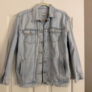 Classic J.Crew light wash denim jacket